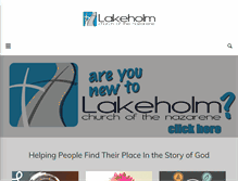 Tablet Screenshot of lakeholm.org